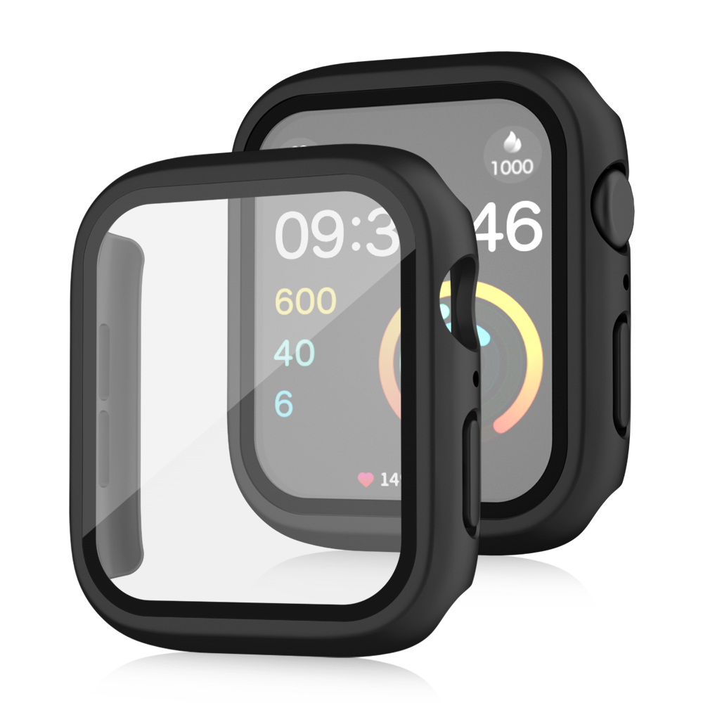 Smartwatch Band Accessories - Apple Watchケース用強化ガラス+カバー 45mm 44mm 42mm 41mm