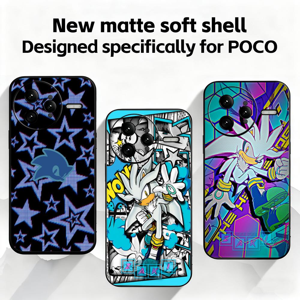 Xiaomi Poco X6 - S-SonicES 漫画 H-HedgehogES スマホケース Xiaomi POCO