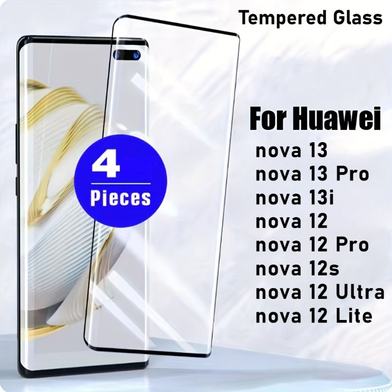 Huawei Nova 12 - 4 パック 9H 硬度強化ガラス Huawei 社