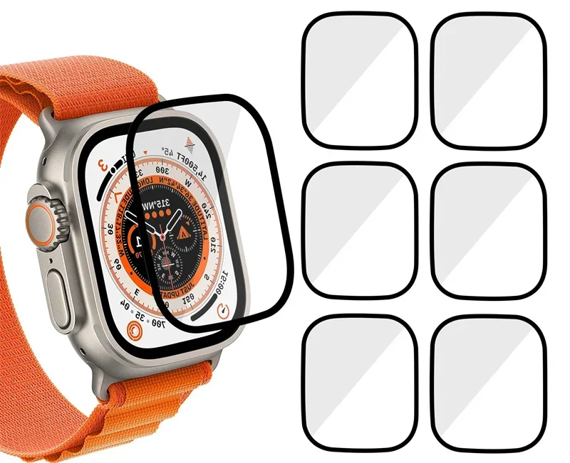Watch Case Bumper - スクリーンプロテクター 3D強化ガラスフィルム Apple Watch9 8 7