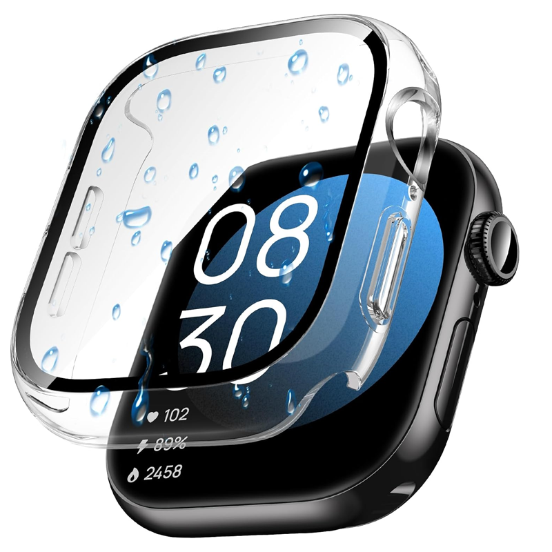 Smartwatch Band Accessories - ガラス+ケース Apple Watch 44mm 40mm 41mm
