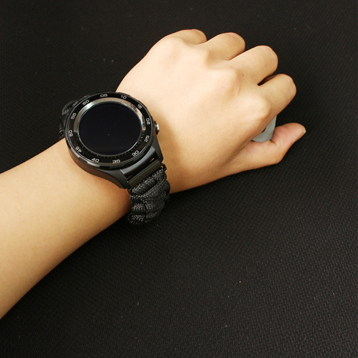 Smart Watch Accessories - 4個入りステンレススチール製バンドコネクター、スマートウォッチアダプター交換用、革製、シリコン製、金属製ストラップアクセサリーに適しています。