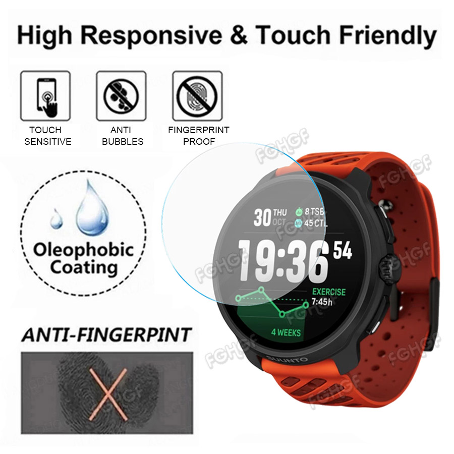 Smart Watch Accessories - 強化ガラス保護フィルムガードスントレース 2/レース S スクリーンプロテクターカバースントラン/オーシャンスマートウォッチアクセサリー