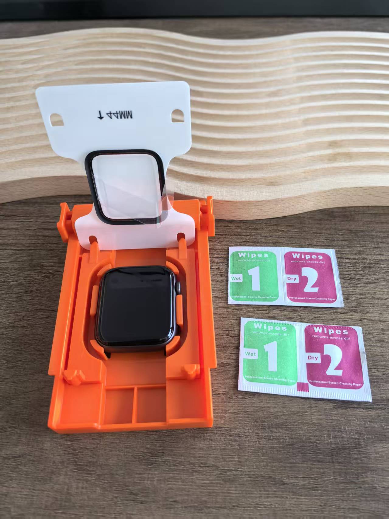 Watch Case Bumper - Apple Watch Ultra3-2 49MM、42-46mm、iWatchシリーズ11-10-9、8、7、44-45mm対応、セラミック製スクリーンプロテクター簡単装着キット（1-2-3枚入り）