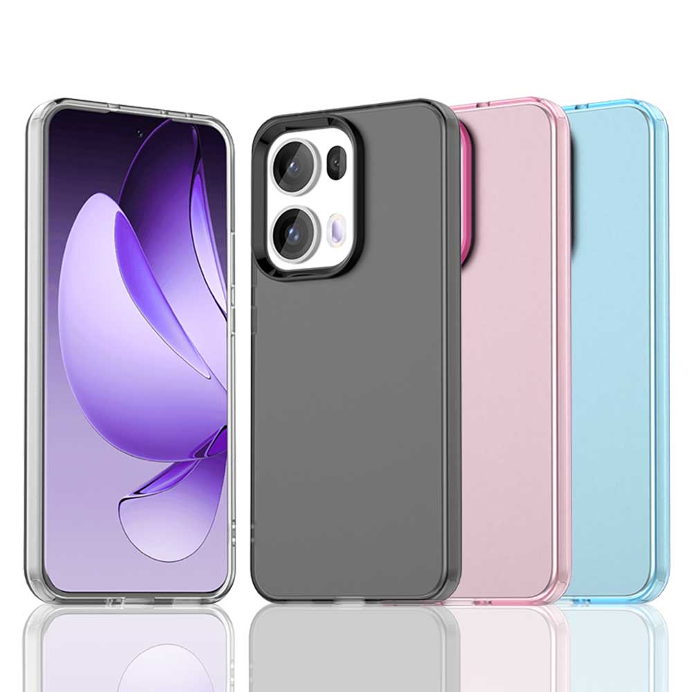 Oppo Reno 12 - キャンディーカラーマット半透明ケース OPPO Reno 14 13 12