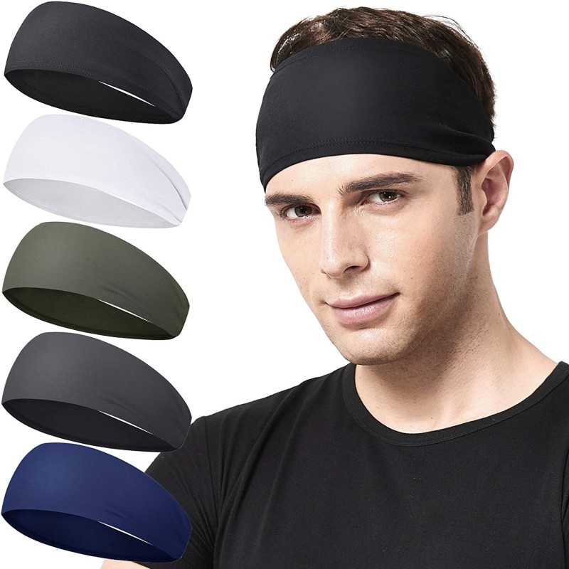 Milanaise Mesh Band - スポーツヘッドバンドランニングフィットネス汗止めバンド弾性吸収汗サイクリングジョグテニスヨガジムヘッドバンドヘア包帯男性女性