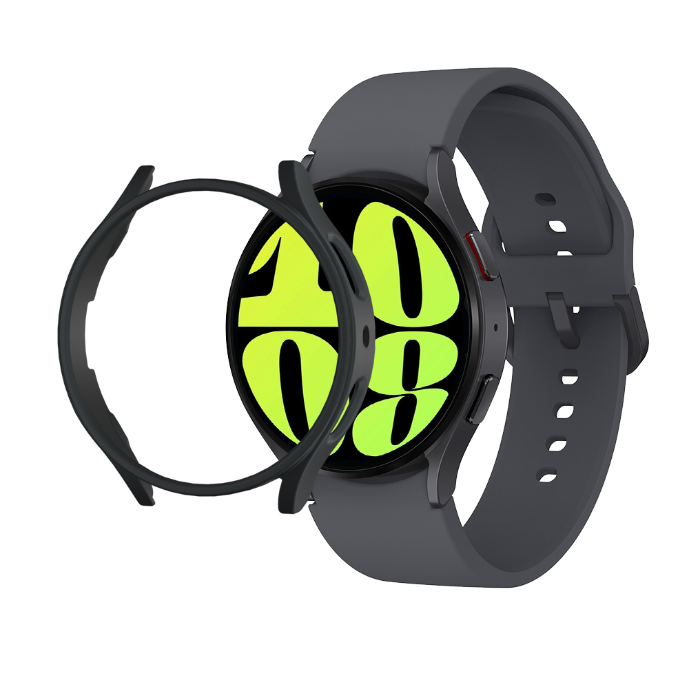 Accessories For Galaxy Watch 5 - サムスンギャラクシーウォッチ用保護カバー,サムスンギャラクシーウォッチ用保護カバー4, 5, 6, 40mm, 44mm,プロ45mm,プラスチックフレーム,ガラスなし