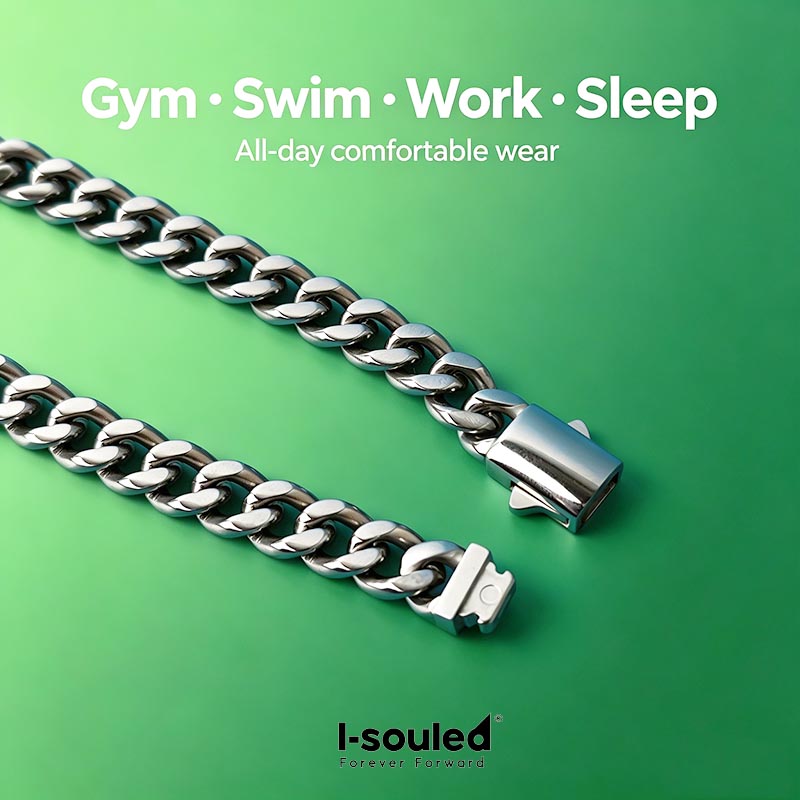 7mmソリッドチタンブレスレット 軽量 抗アレルギー キュー - Ceramic Link Bracelet のレビューと価格