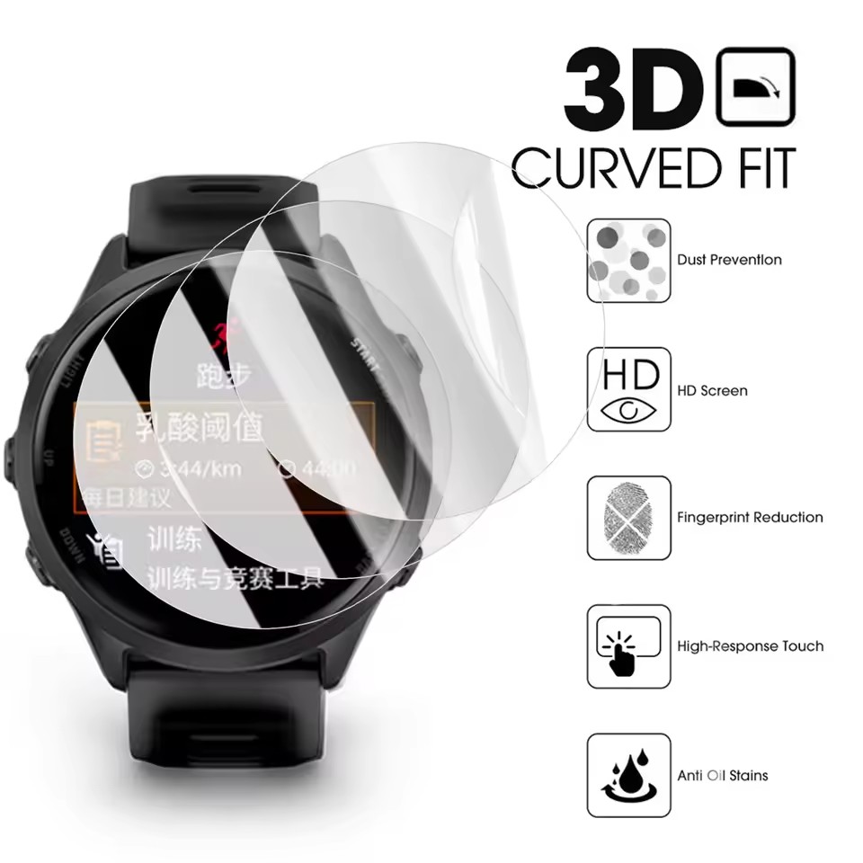 1-3 個のヒドロゲルフィルムガーミンフェニックス 8 51 - Garmin Smartwatch Accessories のレビューと価格