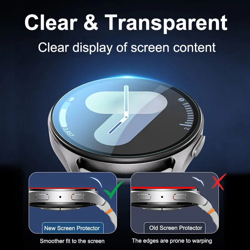 強化ガラスサムスンギャラクシーウォッチ 7/6/5/4 44 - Accessories For Galaxy Watch 5 のレビューと価格