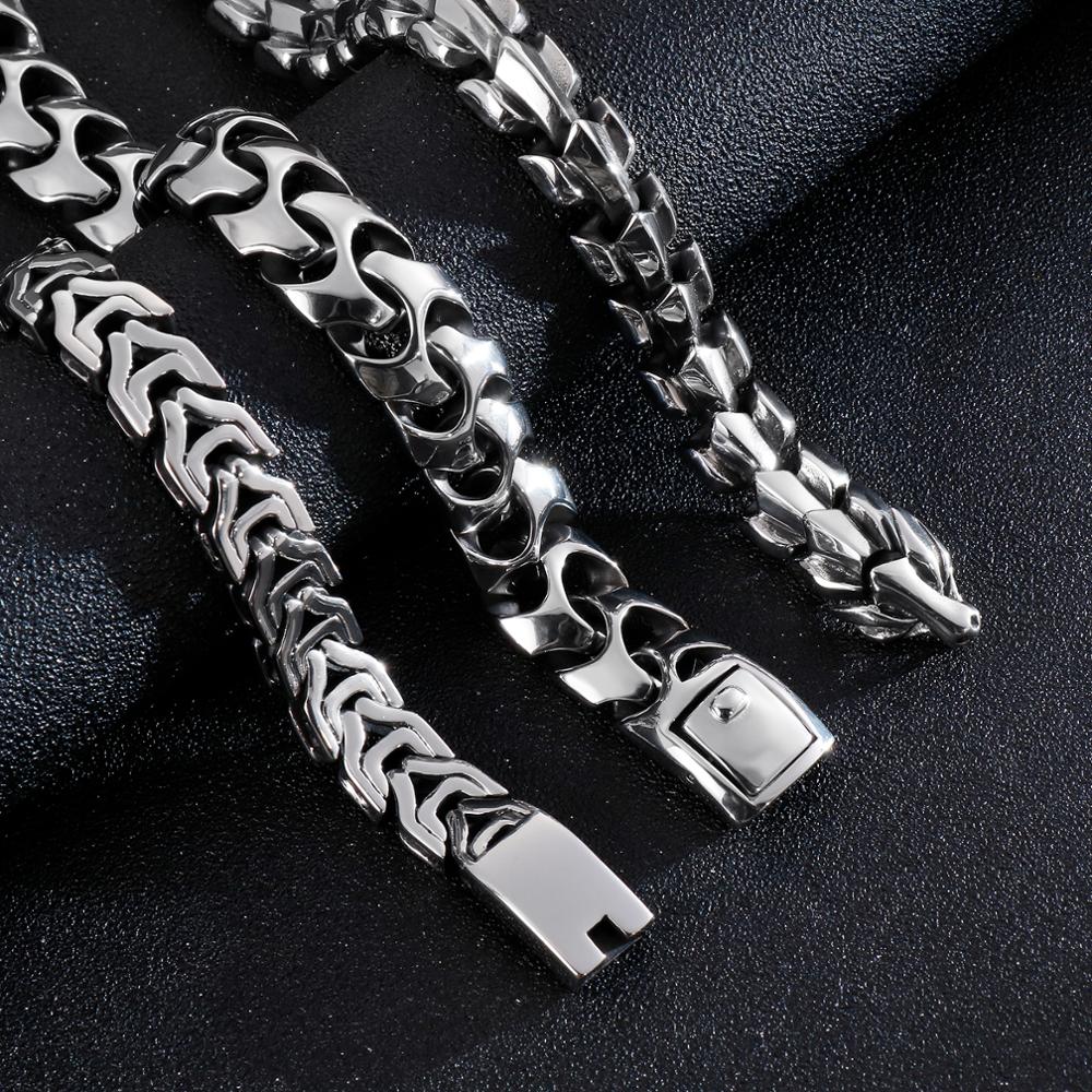 ロックボールの形をしたブレスレット,レトロなステンレス鋼のブ - Ceramic Link Bracelet のレビューと価格