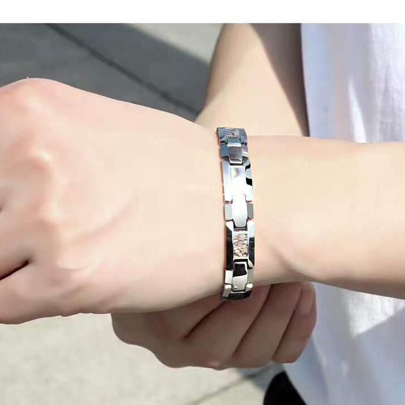10 ミリメートル Havey パンクブラックセラミックブレ - Ceramic Link Bracelet のレビューと価格