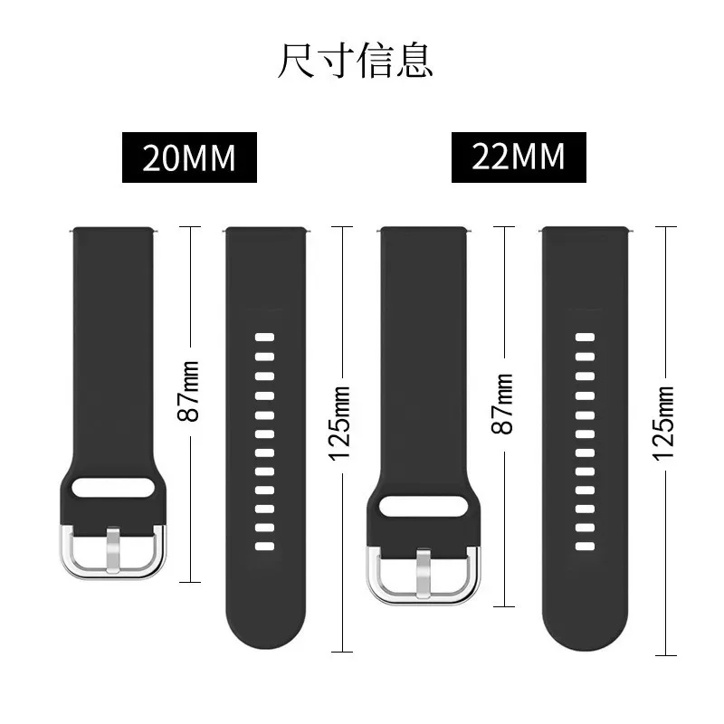 ウォッチ用シリコンストラップ,腕時計用20mm/22mm,A - Titan Smartwatch Accessories のレビューと価格