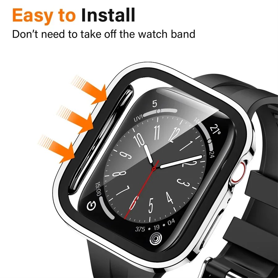 ガラス + カバー Apple Watch ケースシリーズ  - Garmin Smartwatch Accessories のレビューと価格