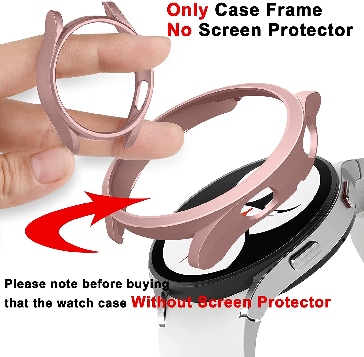 PC ケースサムスンギャラクシーウォッチ 4 ケース 40  - Smartwatch Band Accessories のレビューと価格