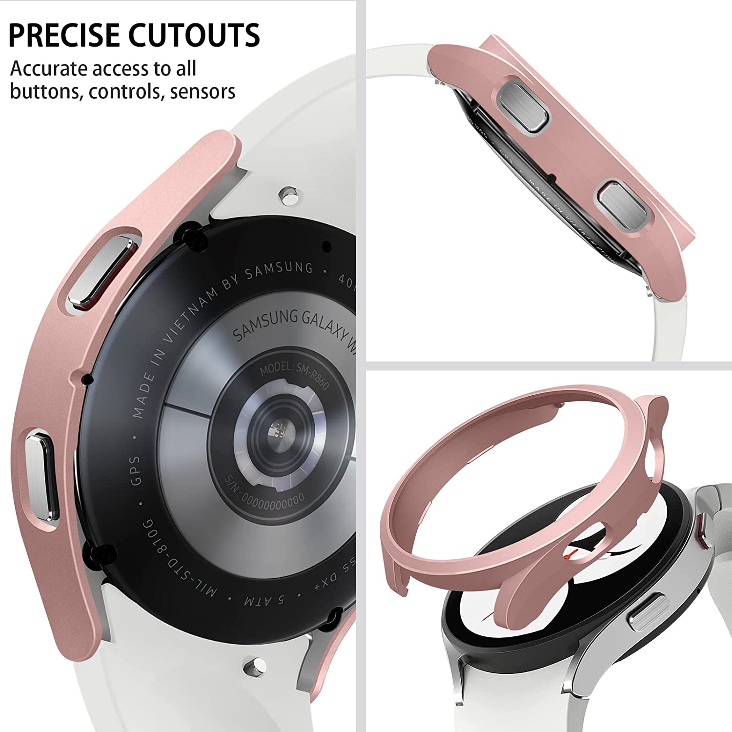 PC ケースサムスンギャラクシーウォッチ 4 ケース 40  - Smartwatch Band Accessories のレビューと価格