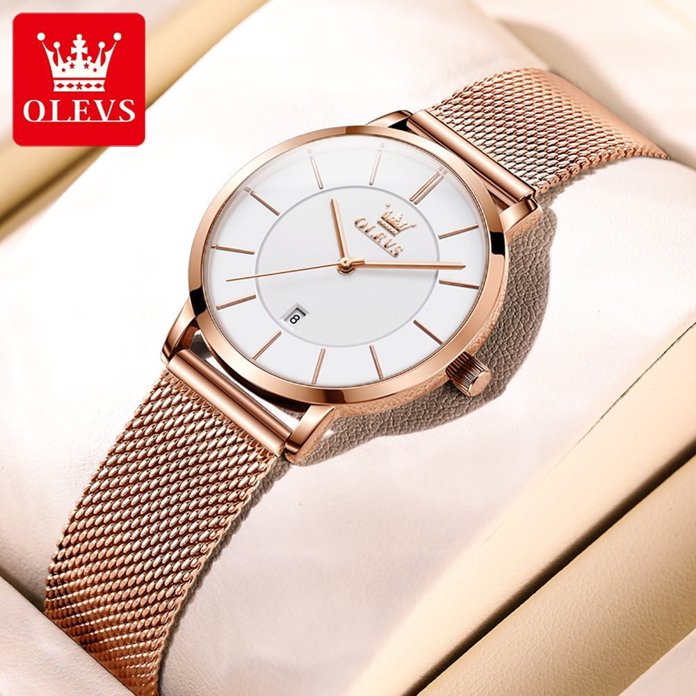 OLEVS レディース腕時計 5869 エレガントでおしゃれ - Accessories With Watch のレビューと価格