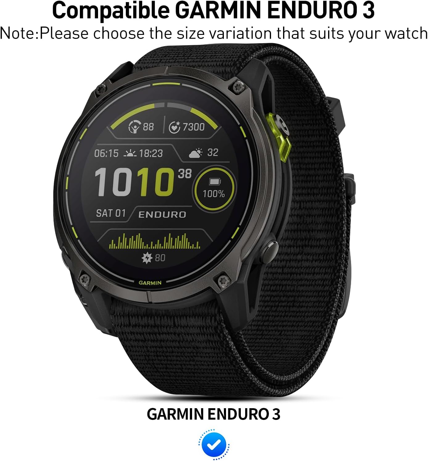 強化ガラスフィルムガーミンエンデューロ 3 スマートウォッチ - Watch Face Protector のレビューと価格