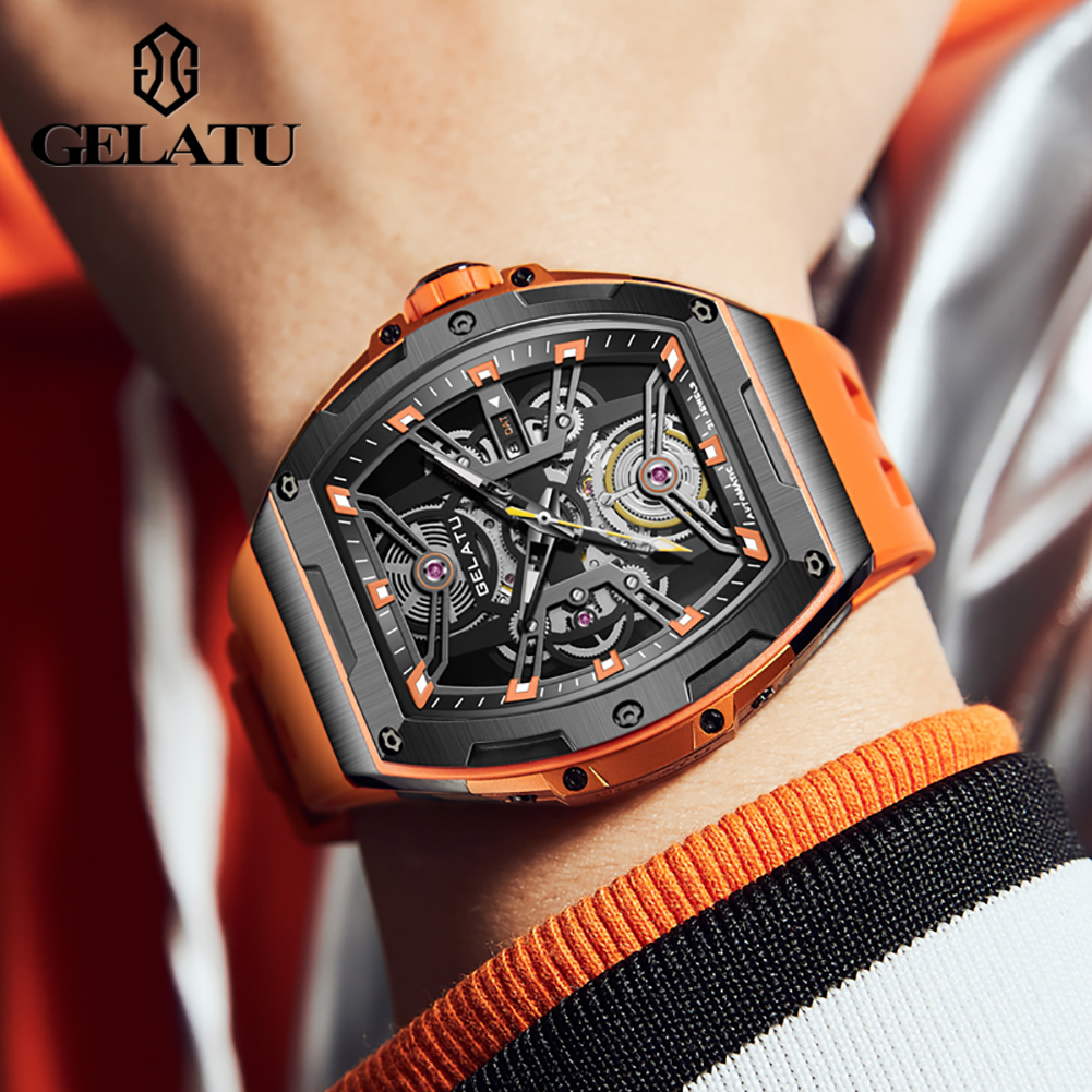GELATU メンズ腕時計トレンドファッション中空自動巻き自 - Accessories With Watch のレビューと価格