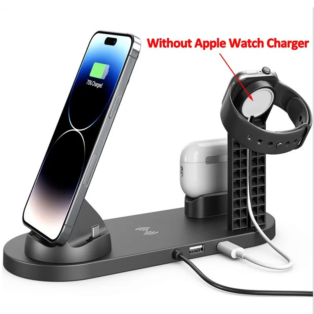 30W 7in1 ワイヤレス充電スタンドパッド iPhone - Smartwatch Ac のレビューと価格