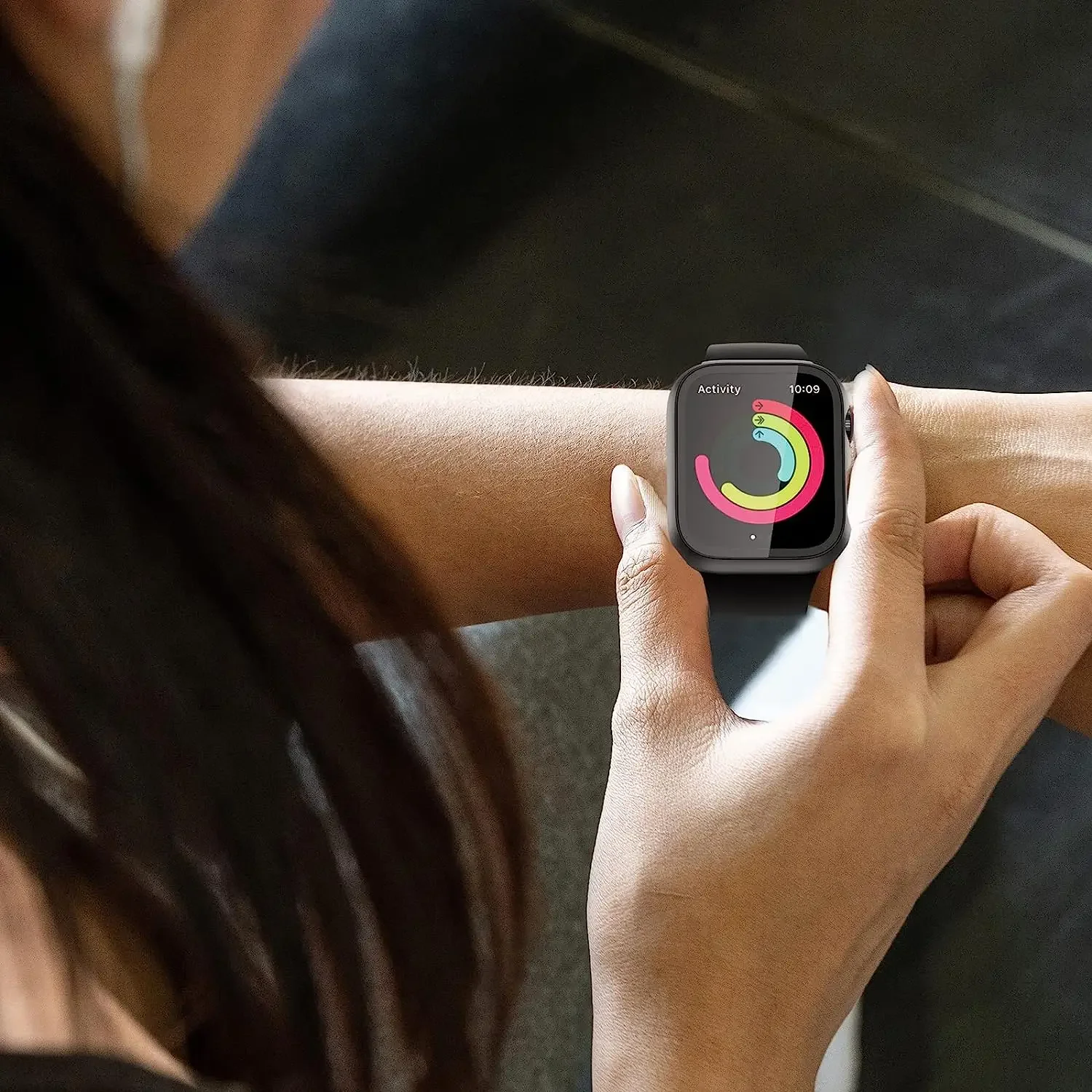 強化ガラススクリーンプロテクターケースカバー Apple W - Watch Case Bumper のレビューと価格