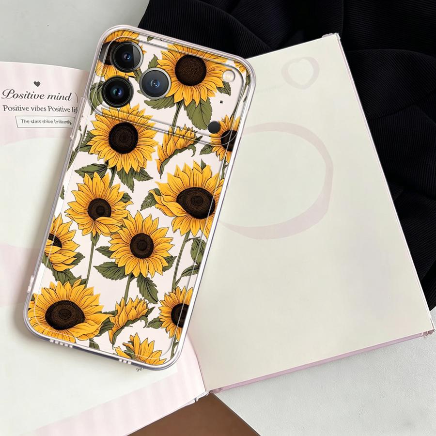かわいいひまわり柄ケース Apple iPhone 17 P - Apple Iphone 15 Pro Max のレビューと価格