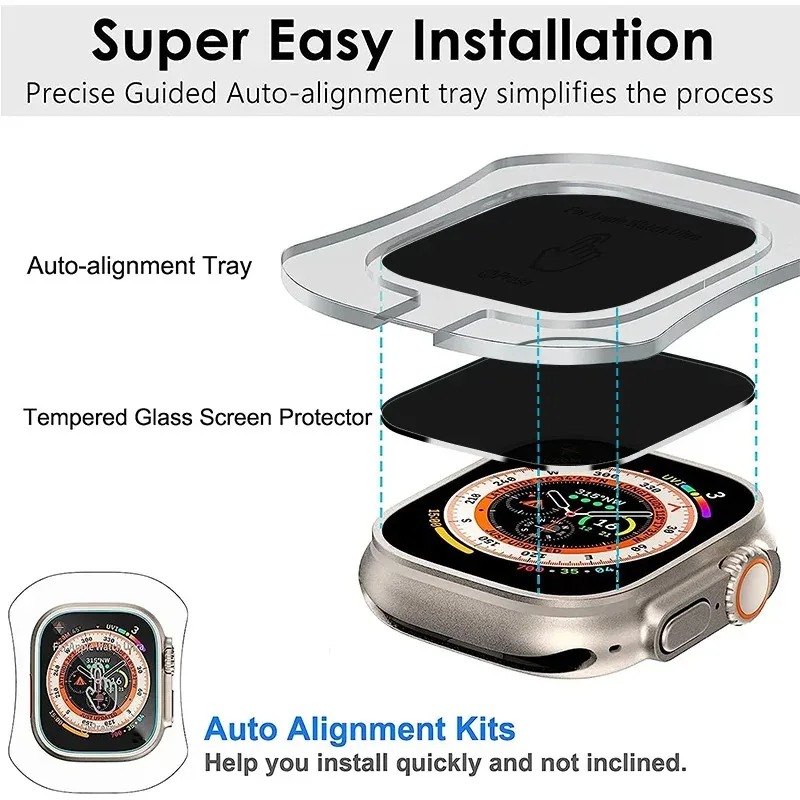 Apple Watch Ultra2/3 49mm 用強化ガ - Watch Face Protector のレビューと価格
