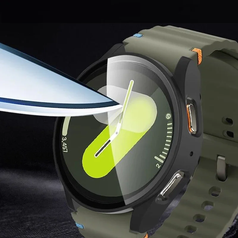 強化ガラス + ケースサムスンギャラクシーウォッチ 7/6/ - Accessories For Galaxy Watch 5 のレビューと価格