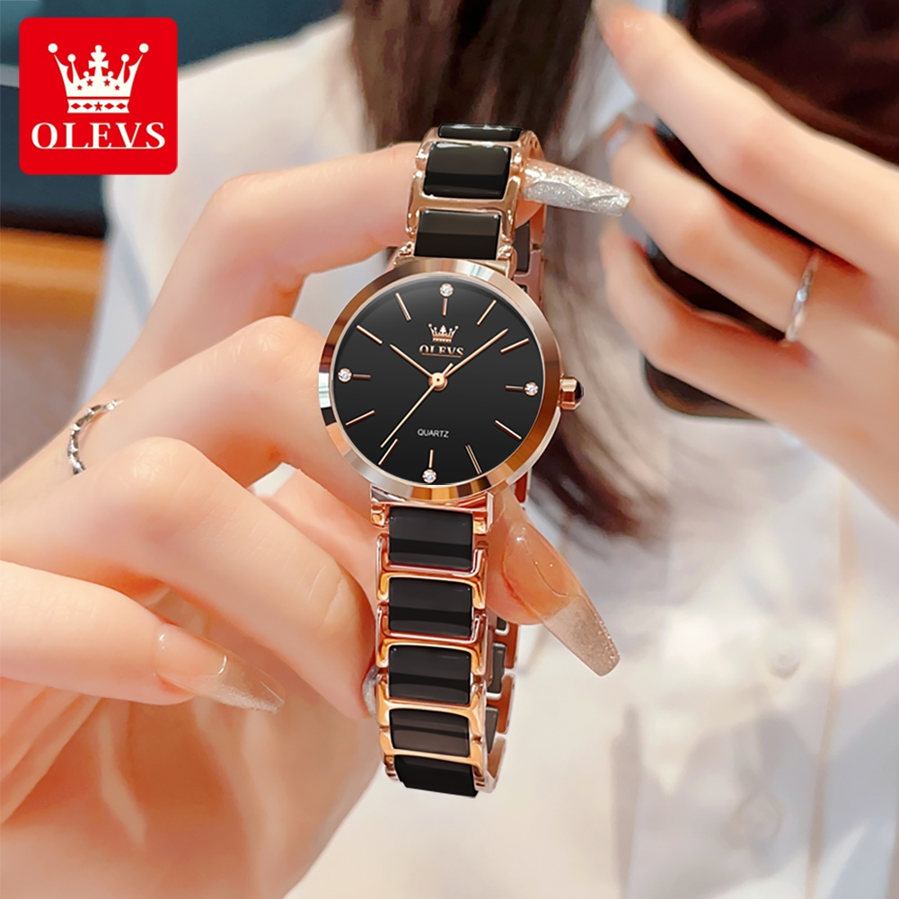 OLEVSレディース腕時計5877高級エレガントクォーツ腕時 - Accessories With Watch のレビューと価格
