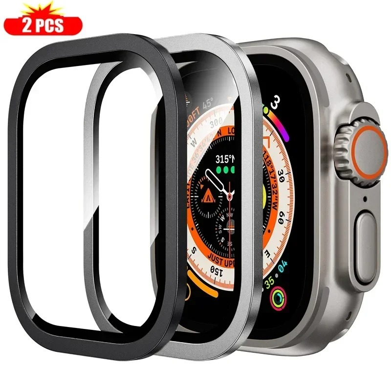 2 個の強化ガラス Apple Watch ウルトラ 49  - Watch Face Protector のレビューと価格