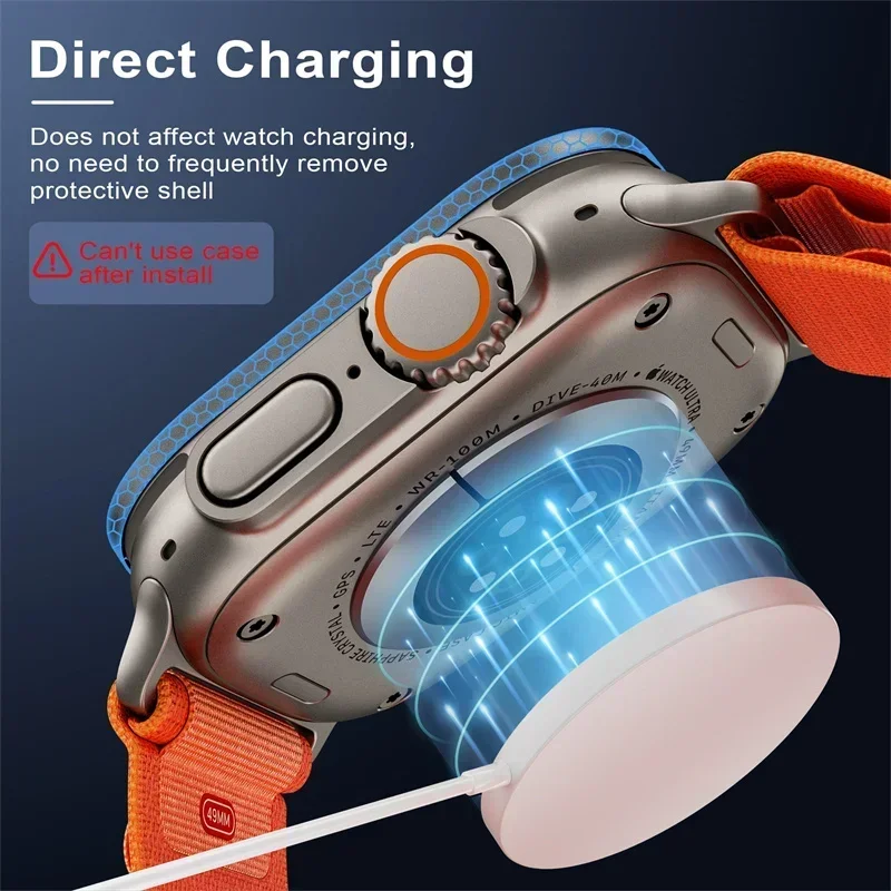 2 個の強化ガラス Apple Watch ウルトラ 49  - Watch Face Protector のレビューと価格
