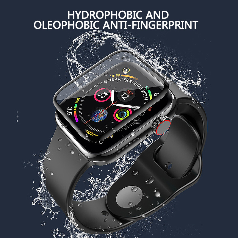 アップルウォッチ用スクリーンプロテクター,フル強化フィルム, - Watch Case Bumper のレビューと価格