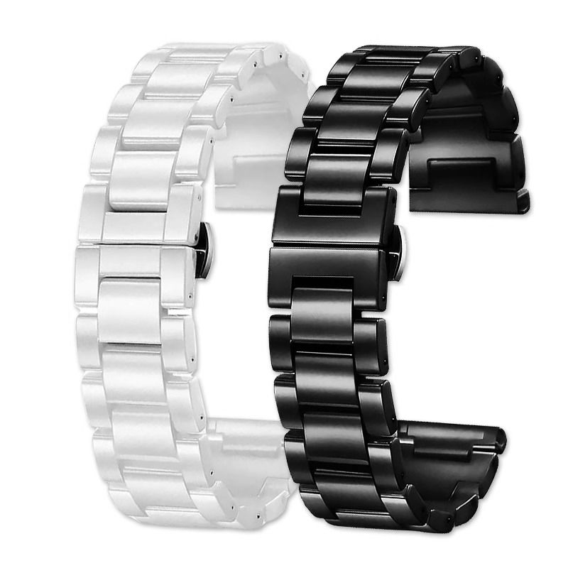 22 ミリメートルセラミック時計ストラップ Amazfit  - Ceramic Link Bracelet のレビューと価格