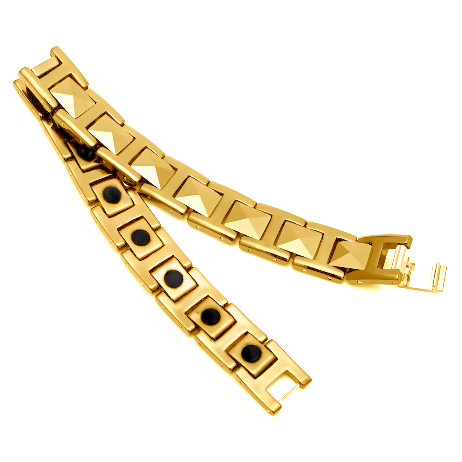 ARADOO プレミアムセラミックブレスレット男性用ピラミッ - Ceramic Link Bracelet のレビューと価格
