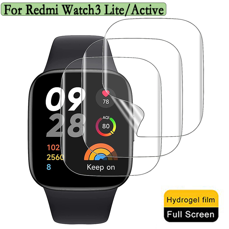 3/6 個ヒドロゲル保護フィルム Redmi Watch 3 - Watch Face Protector のレビューと価格