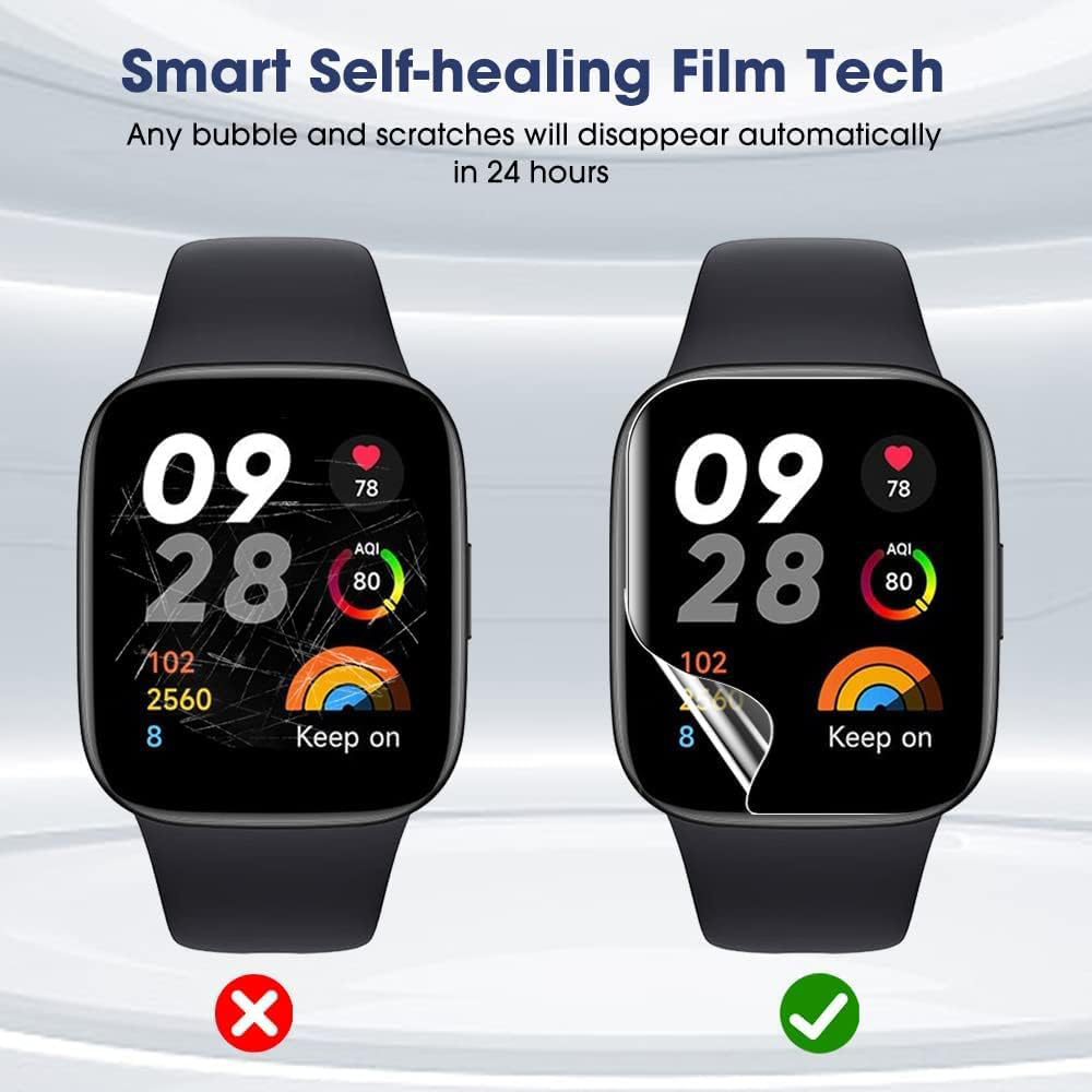 3/6 個ヒドロゲル保護フィルム Redmi Watch 3 - Watch Face Protector のレビューと価格