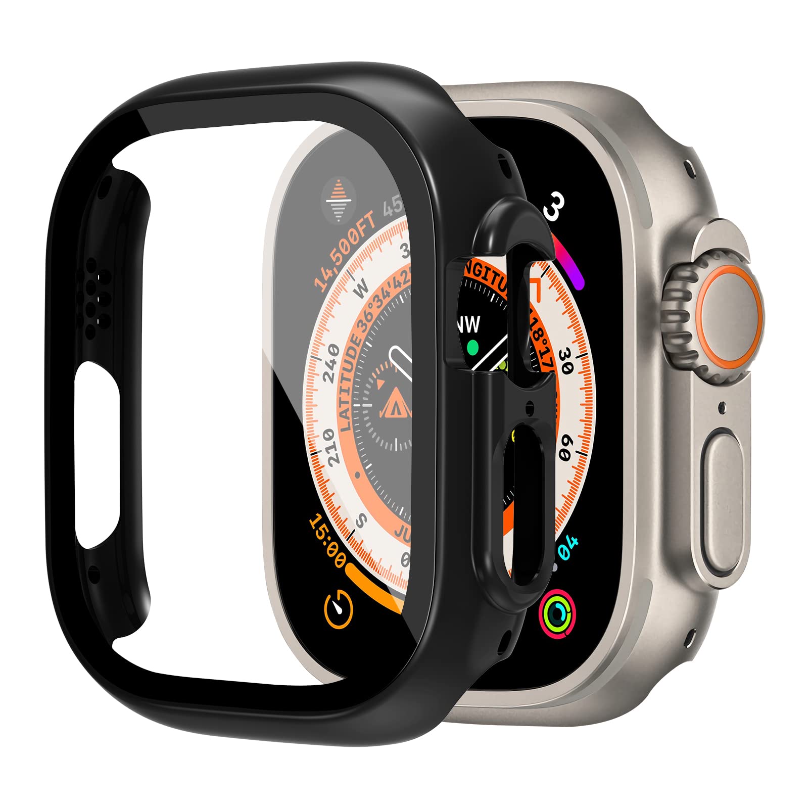 ガラス + ケース Apple Watch ウルトラ 2 3 - Smartwatch Band Accessories のレビューと価格