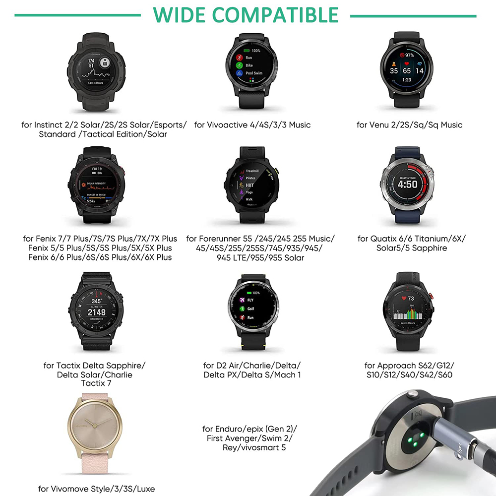 タイプ C/マイクロ USB/IOS 充電ポータブルアダプタ - Garmin Smartwatch Accessories のレビューと価格