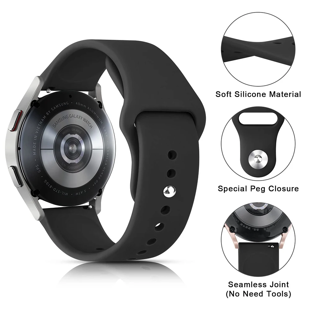 サムスンギャラクシーウォッチ用シリコンスポーツストラップ,ク - Titan Smartwatch Accessories のレビューと価格