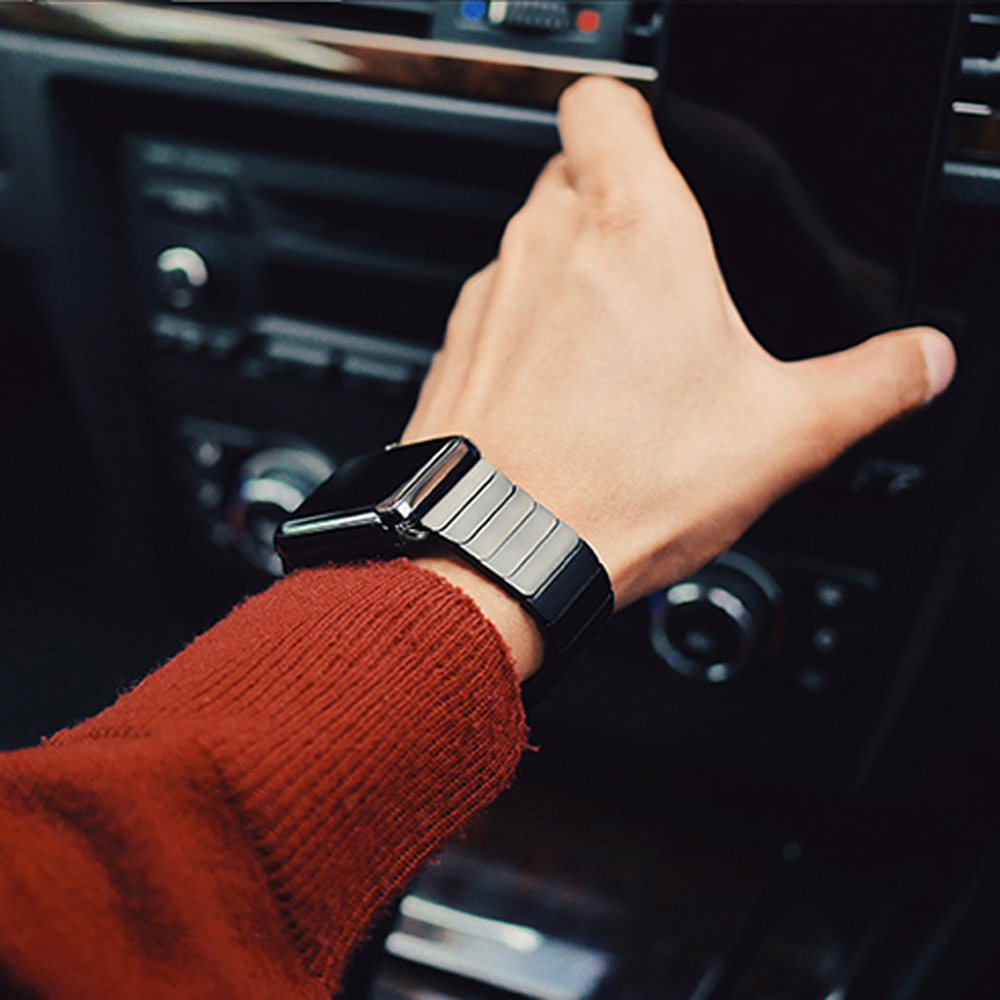 アップルウォッチ用セラミックリンクブレスレット,高級ブレスレ - Ceramic Link Bracelet のレビューと価格