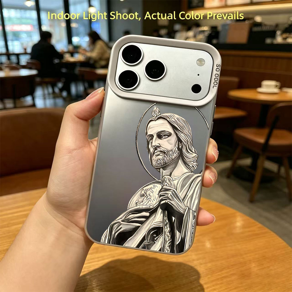 サン・ジュダス・タデオ柄デザインのiPhoneケース（iPh - Apple Iphone 15 Pro Max のレビューと価格