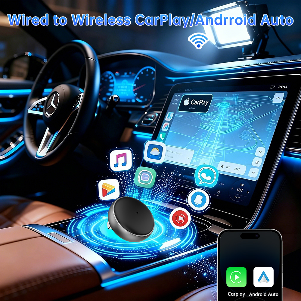 MOCENDO 2in1 有線から無線へのCarPlayアダ - Smart Accessories のレビューと価格