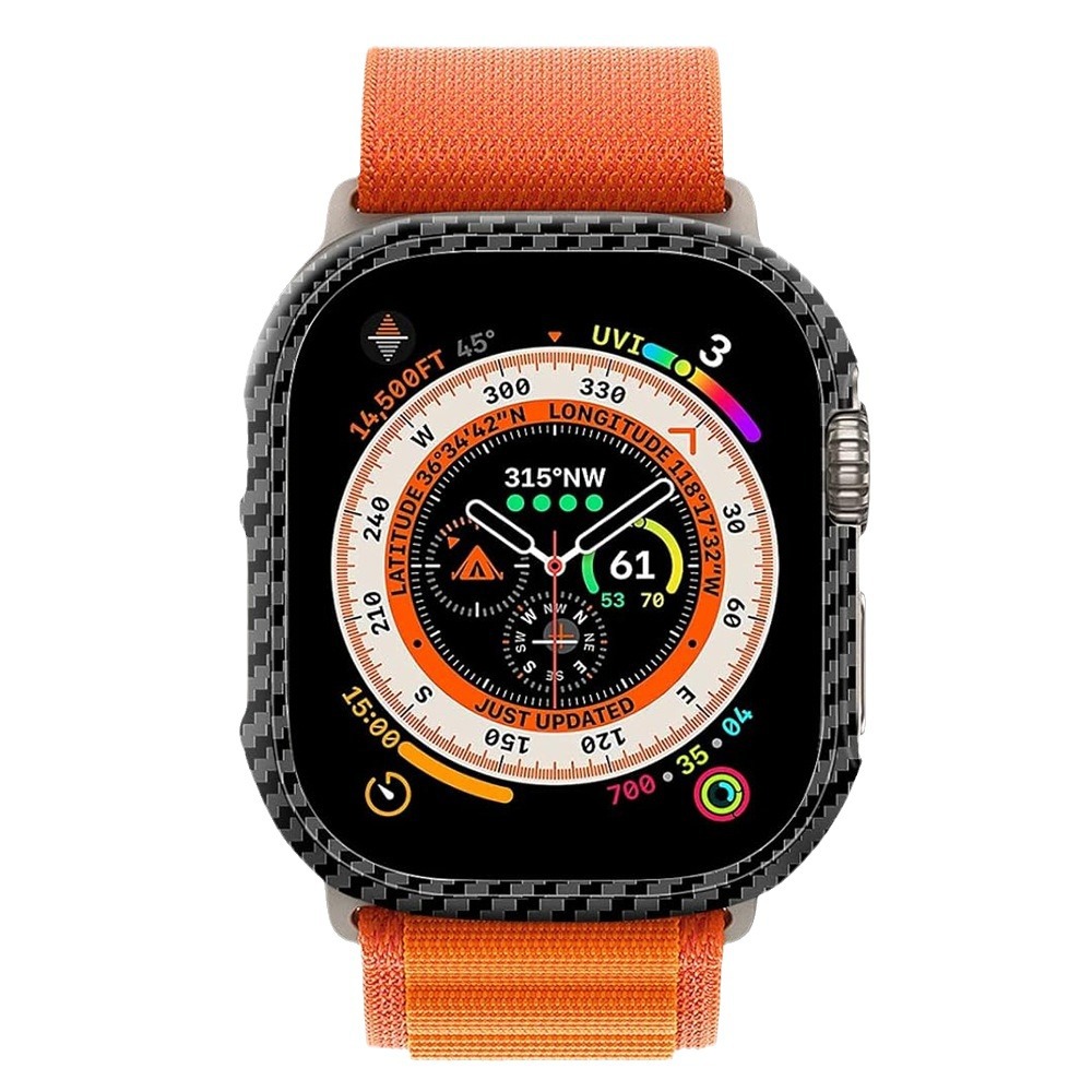 ケブラー炭素繊維薄型ケース Apple Watch Ultr - Watch Face Protector のレビューと価格