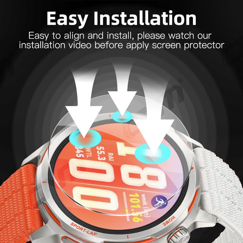 9H 強化ガラス Huawei Watch GT Runne - Titan Smartwatch Accessories のレビューと価格
