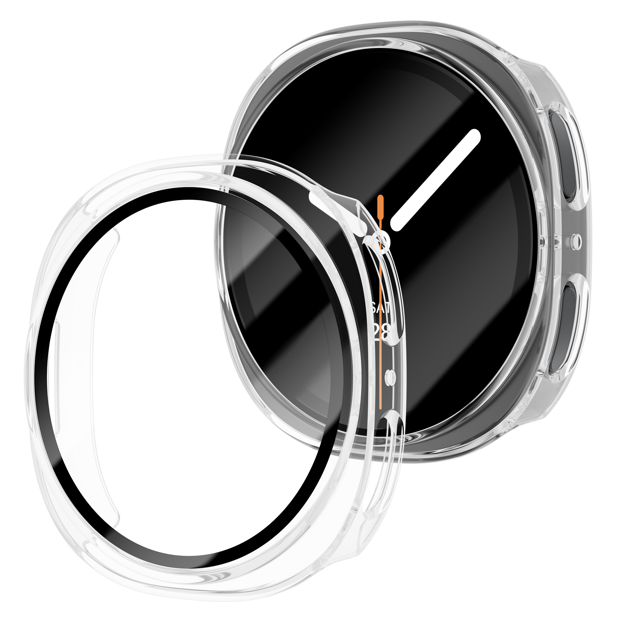 強化ガラス+PCケース Samsung Galaxy Wat - Smartwatch Band Accessories のレビューと価格
