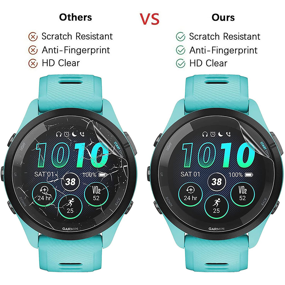 3 個ソフト HD ヒドロゲル保護フィルムガーミンフォアラン - Garmin Smartwatch Accessories のレビューと価格