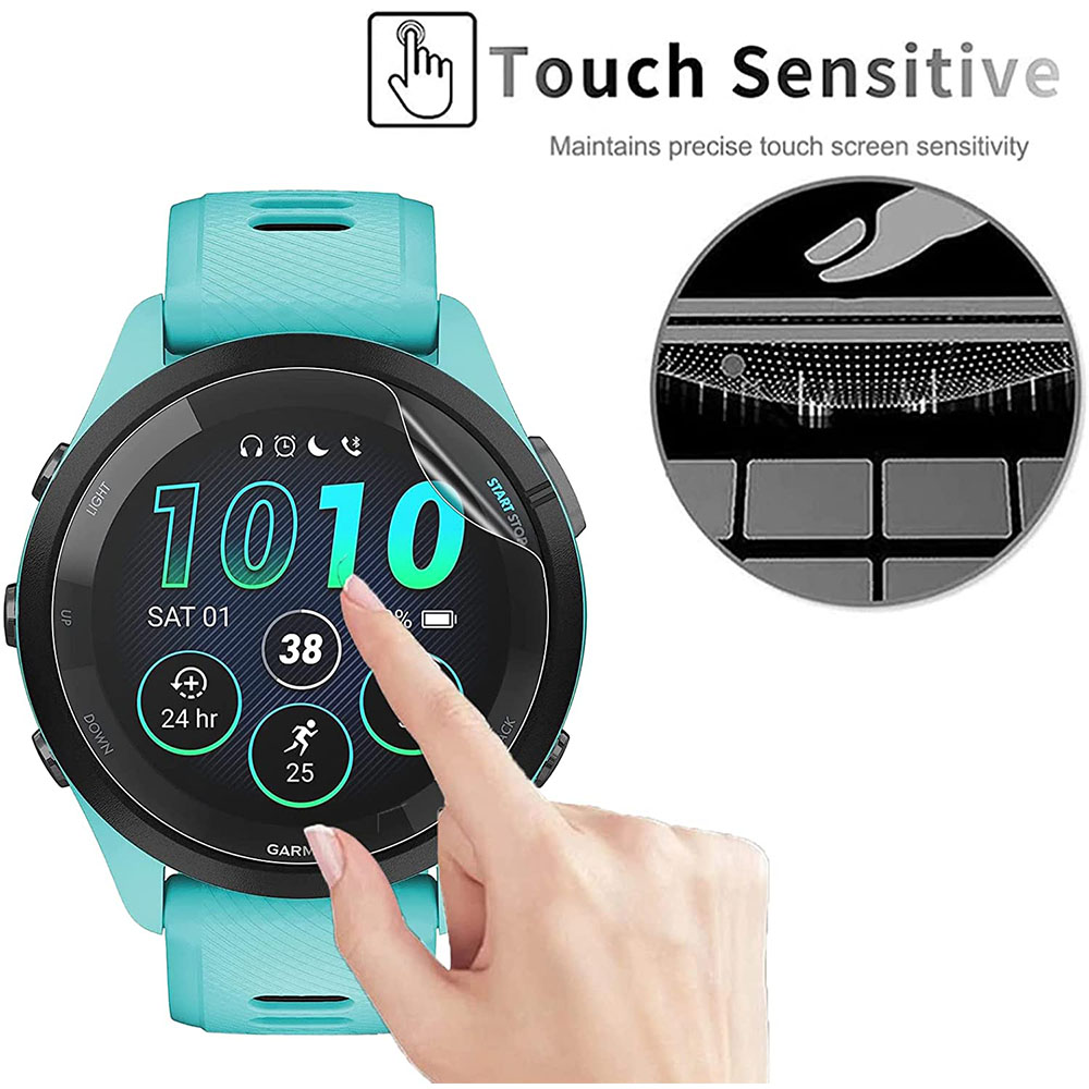 3 個ソフト HD ヒドロゲル保護フィルムガーミンフォアラン - Garmin Smartwatch Accessories のレビューと価格