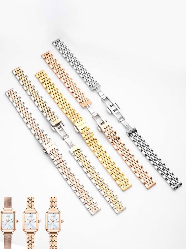 時計ブレスレット女性の金属鋼ベルト小さなダイヤルに適した 8 - Ceramic Link Bracelet のレビューと価格