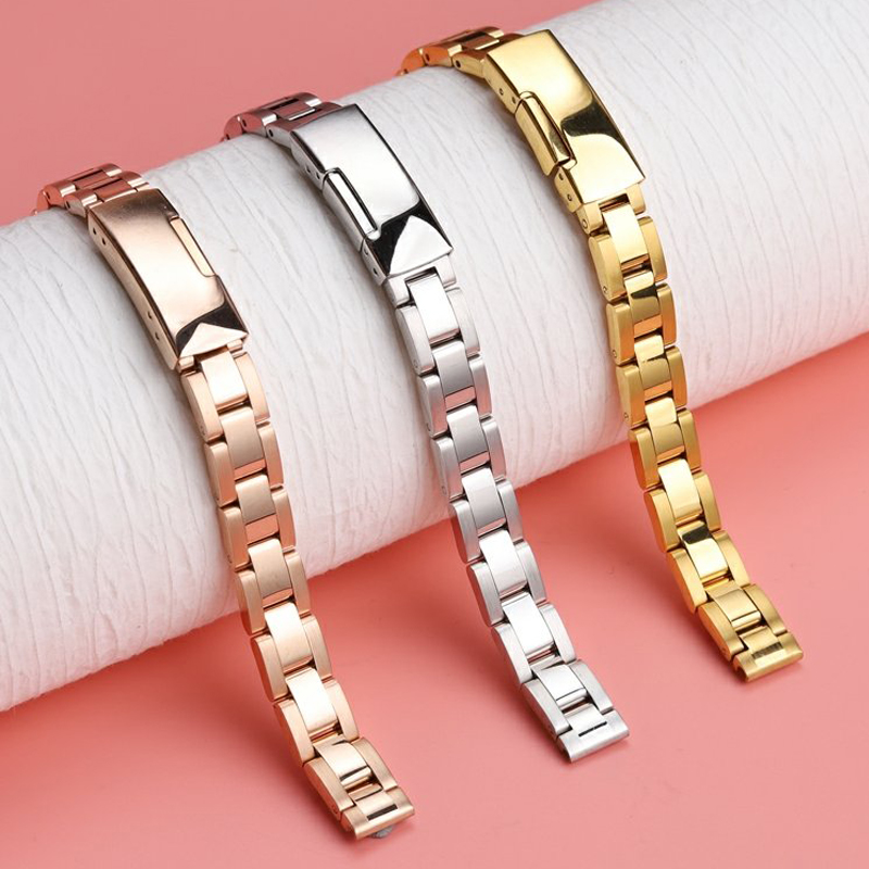時計ブレスレット女性の金属鋼ベルト小さなダイヤルに適した 8 - Ceramic Link Bracelet のレビューと価格