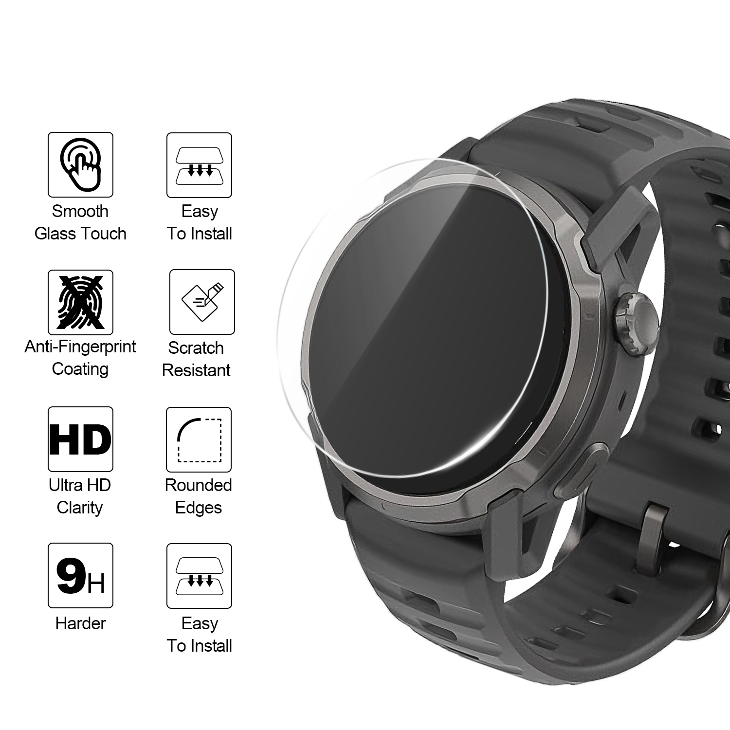 2 個の時計プロテクター Coros Apex 4 2 Pr - Watch Face Protector のレビューと価格